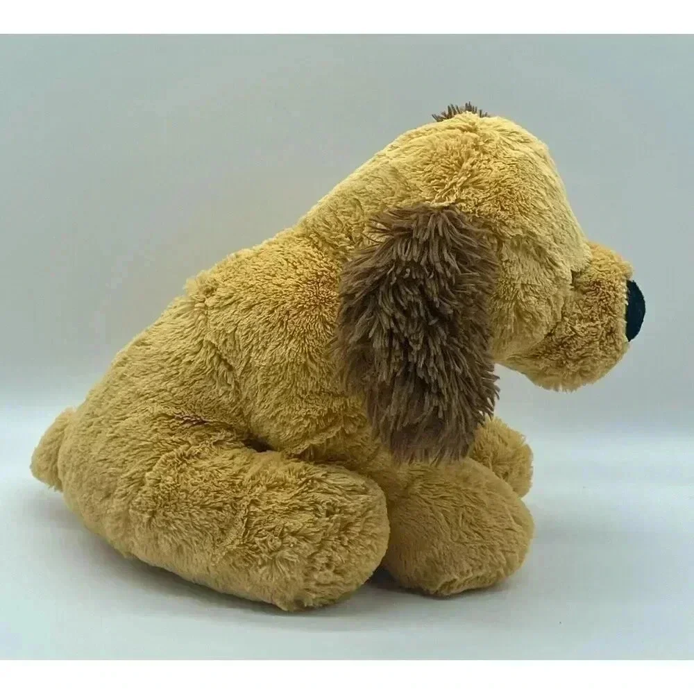 Best Made Toys Silky Plush Puppy Dog Orangish Brown 11” Soft Furry Black Nose‎